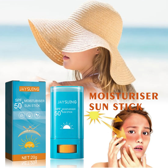 Sunscreen Stick Face Cream Protector Facial Sun Block SPF50 Refreshing Moisturizer Cream Non-Greasy Hydrating UV Resistant Care