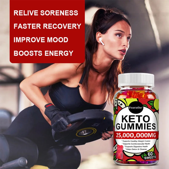 Keto + ACV Gummies - Supports Digestion, Metabolism, Gut Detoxification and Cleansing
